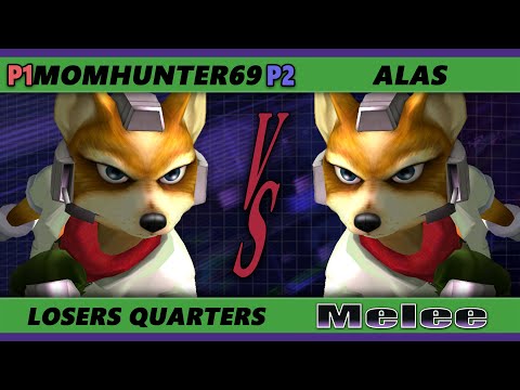 S@X 434 Losers Quarters - alas (Fox) Vs. Momhunter69 (Fox) Smash Melee - SSBM