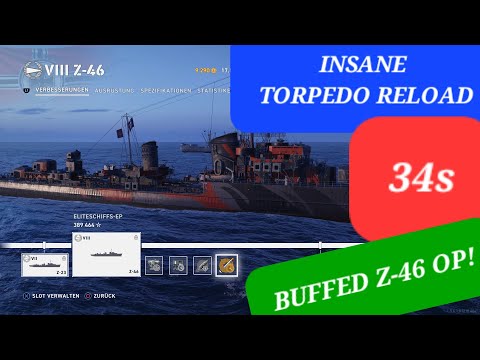 Cheating destroyer: 34s Torpedo reload, Mosquito Z-46 Talkthrough