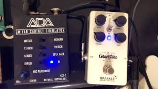 Video thumbnail for ADA-GCS-3 Amp Simulator with Cornerstone Sparkle Drive by Pablo Colon