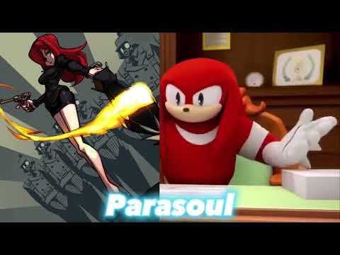 Knuckles Rates Skullgirls Characters