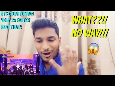 BTS - DNA 2x Faster @ BTS COUNTDOWN REACTION!! [GOD BLESS THEM]
