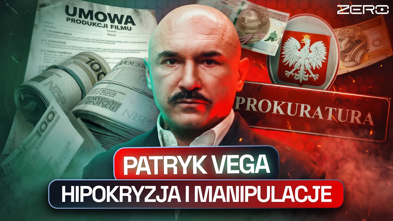PATRYK VEGA - PIENIĄDZE, PROKURATURA, PUTIN. JAK MANIPULUJE ZNANY REŻYSER?