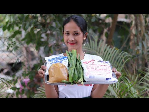 How To Make Pandan Leaves Rice Flour Dessert || Pandan Leaves Recipe || I Am Thyda Cooking