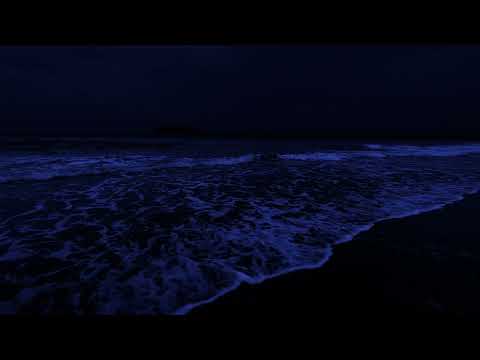 Caribbean Ocean Waves at Night for Sleeping - Mix Them With Your Sleep Music