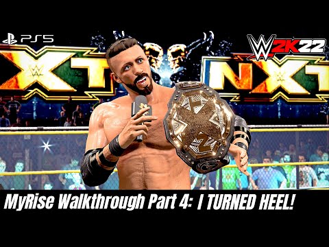 WWE 2K22 - MyRise (Career Mode) Walkthrough Part 4 | PS5™ [4K60]