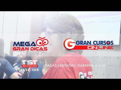 Mega Gran Dicas TST | Aulão Presencial de Véspera para Técnico e Analista