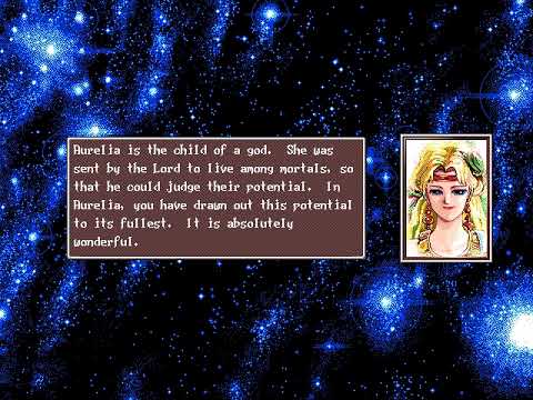 Princess Maker 2 -  Ruling Queen ending -  1363 score