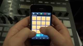 Native Instruments iMaschine App x Apple iPhone Hip Hop Beat Remake Tutorial - Cam&#39;ron Bubble Music
