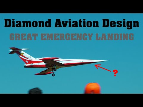 Diamond Aviation Design | GREAT EMERGENCY LANDING | jet RC model | 4K | 2023
