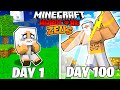 I Survived 100 Days As ZEUS In HARDCORE Minecraft