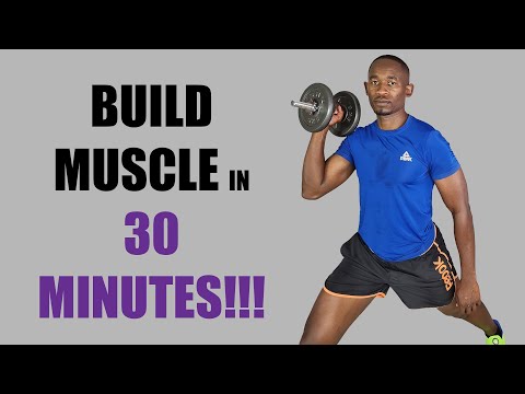 30 Minute Dumbbell Strength Training for Fat Loss Full Body Workout  250 Calories 