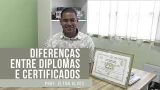 Qual A Diferença Entre Diploma E Certificado