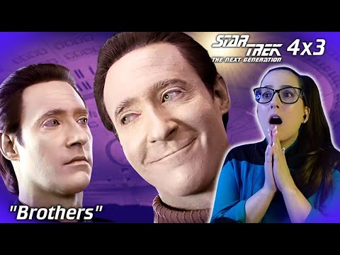 🖖Star Trek: The Next Generation 4x3 Brothers REACTION