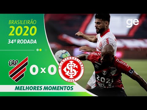 Gols e lances de Athletico Paranaense x Internacional
