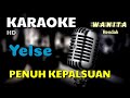 PENUH KEPALSUAN KARAOKE LIRIK NADA WANITA Rendah