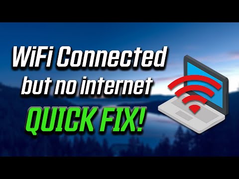 How to Fix WiFi Connected but No Internet Access in Windows 10 Laptop
