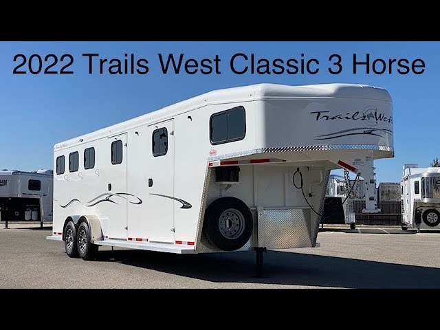 Preview image of 2022 Trails West Classic 3 Horse Goosneck youtube video