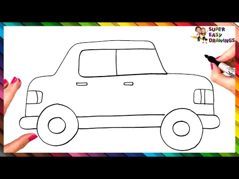 How To Draw A Car Step By Step 🚗 Car Drawing Easy