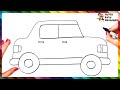 How To Draw A Car Step By Step Car Drawing Easy