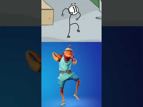 NEW Fortnite *Distraction Dance* Emote vs Original! (Henry Stickmin)