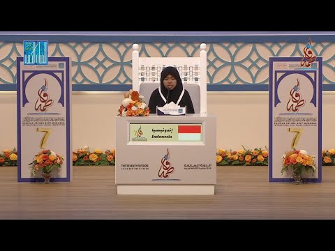 Muslihah Jamaluddin Mewakili Indonesia pada MTQ Internasional 30 Juz di Dubai Tahun 2023.