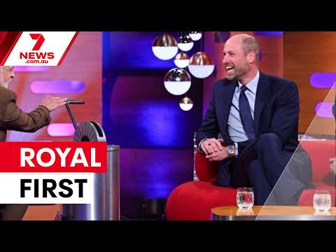 Prince William makes royal history on Graham Norton | 7NEWS