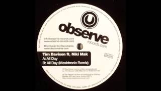Tim Davison feat. Niki Mak - All Day (Mashtronic Remix)