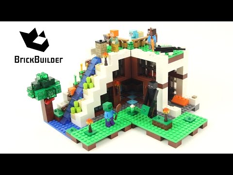 Vidéo LEGO Minecraft 21134 : La base sous la cascade