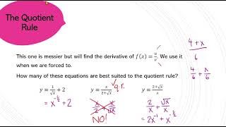Product and Quotient Rules