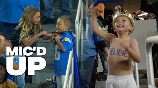 Mic’d Up: Game Day With King Aidan | LA Chargers