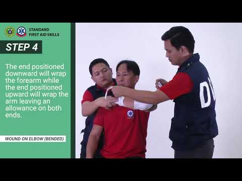 Wound on the Elbow Bended