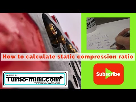 Classic Mini Tech: Super simple static compression ratio calculations, how to made easy.