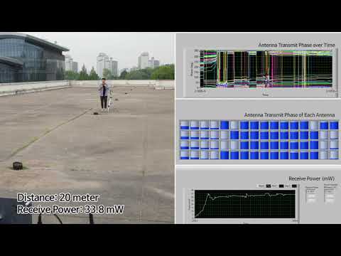 Outdoor Long-Range RF Wireless Power Transfer Test