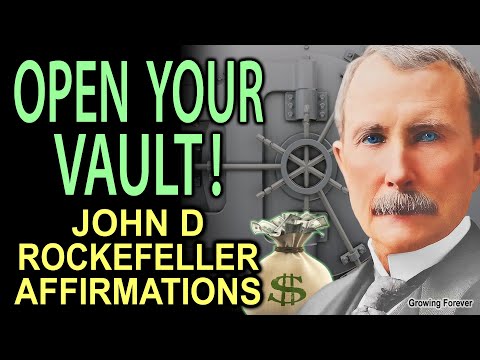 MANIFEST ENDLESS MONEY! John D Rockefeller Wealth Affirmations - Think and Grow Rich Meditation