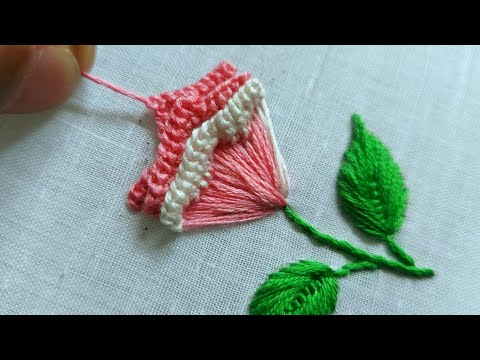 very beautiful flower design|hand embroidery|embroidery|design