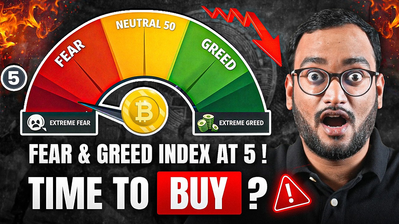 Fear & Greed Index Hits 5 — Buy Bitcoin Now? | Gold & Silver Buy Now?