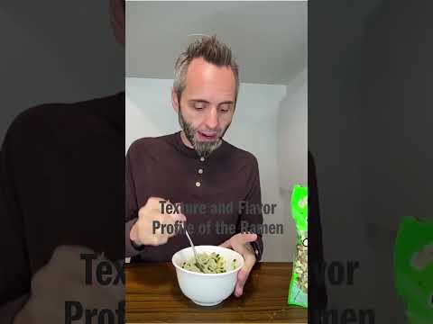 Texture and Flavor Profile of the Ramen