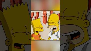 HOMER E BART VENDEM CARNE #simpsons