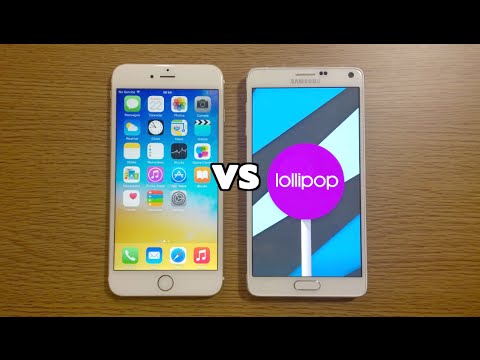IPhone 6 Plus 8.1.3 VS Galaxy Note 4 Lollipop - Speed Test