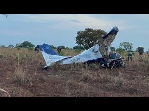 Avião cai no Tocantins e deixa dois mortos