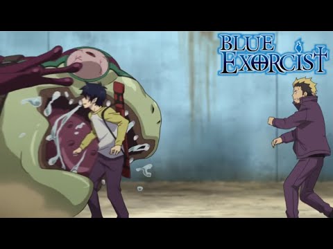 Rin Saves Bon From Demon Leaper By Scaring the CRAP OUT OF IT | Ao No Exorcist | Blue Exorcist