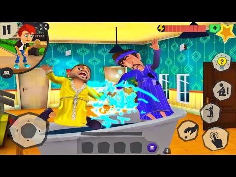 Scary Robber Home Clash New Winter Update New Prank A Shocking Bath! - Android 2022
