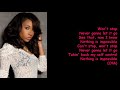 Impossible by Tiffany Evans (Lyrics)
