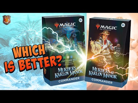 Karlov Manor Precon Upgrades & Comparison | Deep Clue Sea vs Blame Game | The Command Zone 588
