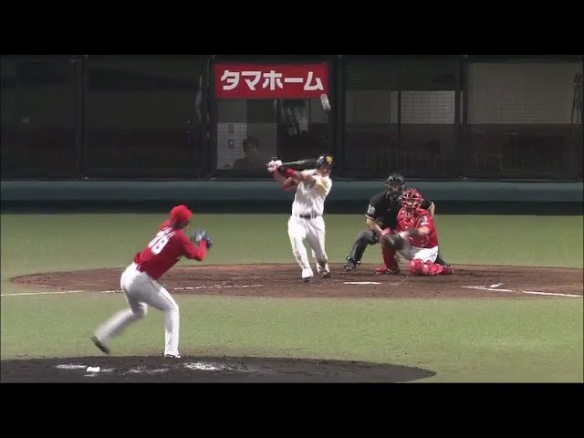 【ファーム】ホークス・城所の一打はリードを奪う勝ち越しタイムリー!! 2017/9/15 H-C(ファーム)