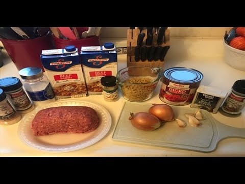 Old fashioned hamburger tomato soup recipe