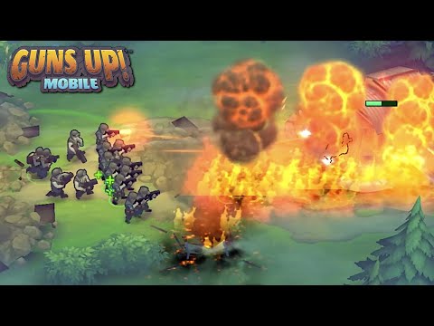 Guns Up! Mobile - War Strategy Gameplay Part 1 - YouTube
