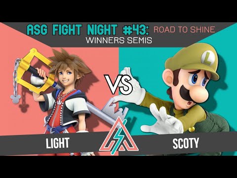 ASG 43: Road to Shine WINNERS SEMIS - Light (Sora) vs Scoty (Luigi)