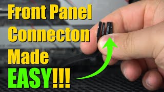 How to Connect your Front Panel Cables (F_PANEL Be