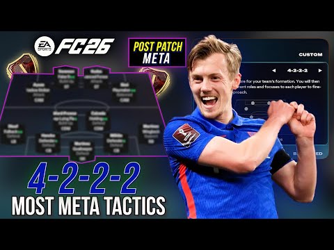 4222 Is Absolutely BROKEN Post Patch! Best META Custom Tactics & Roles  EA FC 26!